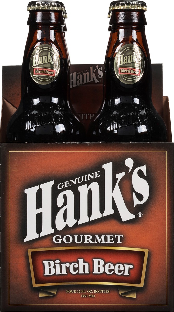 slide 9 of 12, Hank's Gourmet Birch Beer 4 - 12 fl oz Bottles, 4 ct