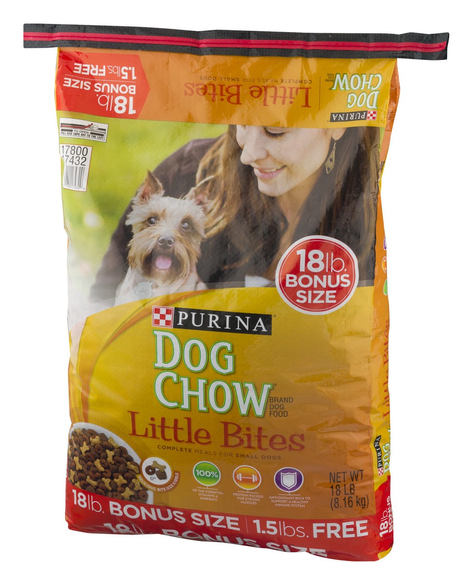 slide 4 of 9, Dog Chow Purina Dog Chow Small Dog Dry Dog Food Bonus Size, 18 lb