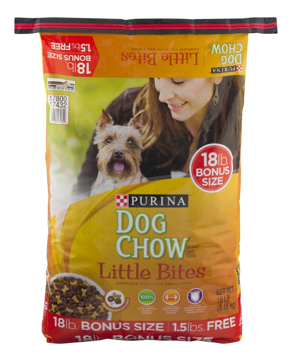 slide 1 of 9, Dog Chow Purina Dog Chow Small Dog Dry Dog Food Bonus Size, 18 lb