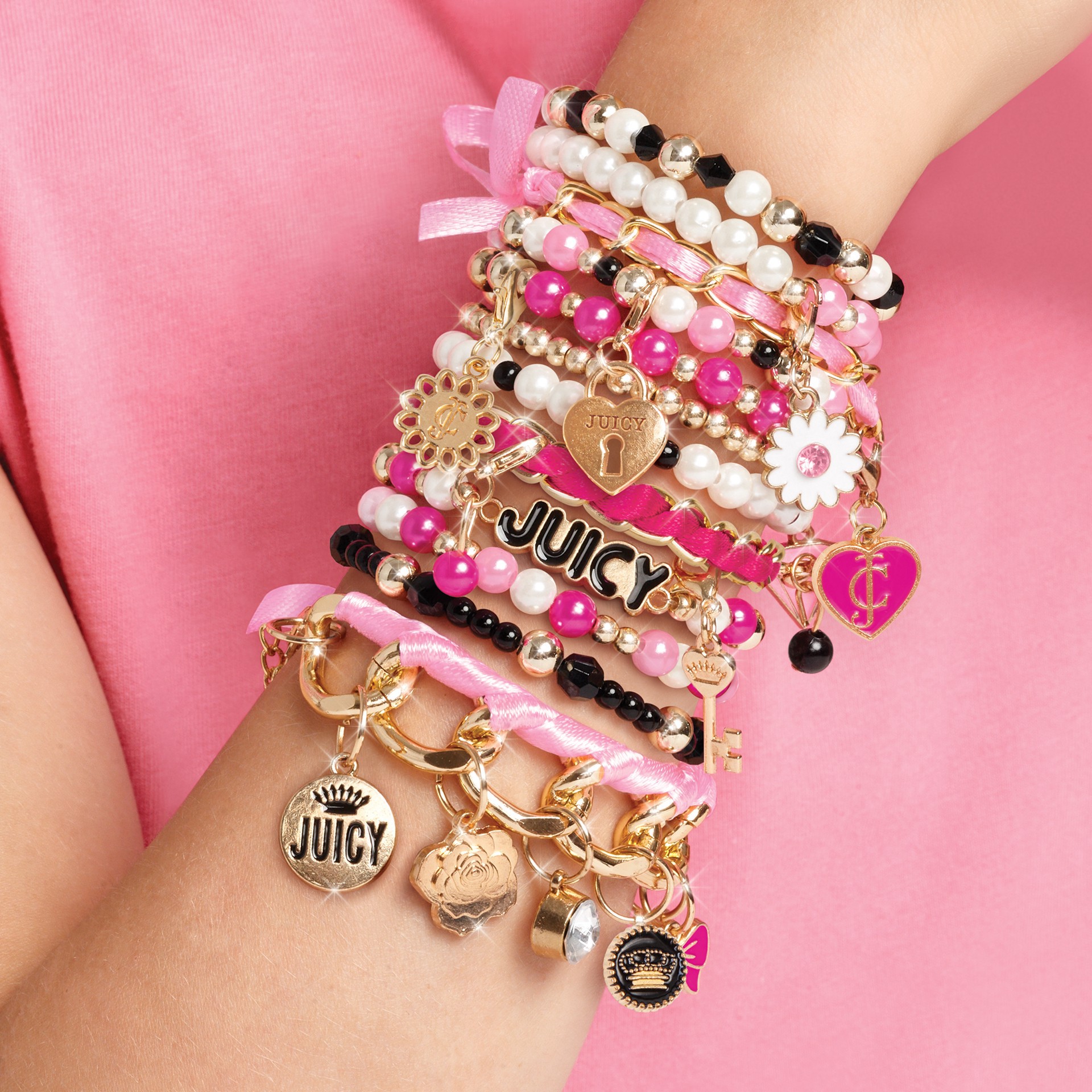 slide 3 of 6, Make It Real Juicy Couture Glitz 'n Glam Charm Bracelets, 1 ct