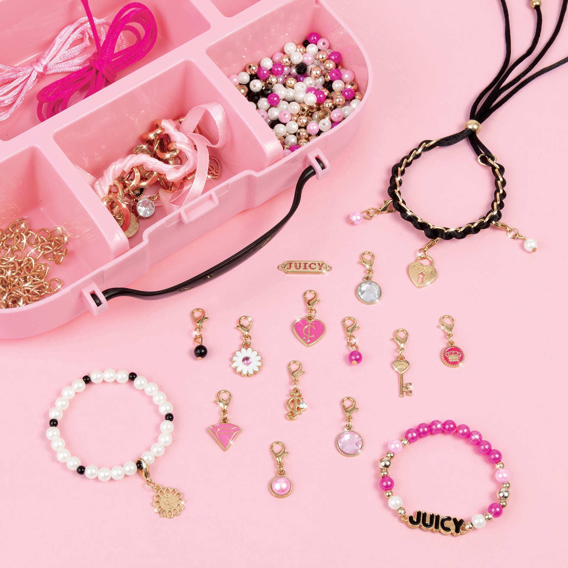 slide 2 of 6, Make It Real Juicy Couture Glitz 'n Glam Charm Bracelets, 1 ct