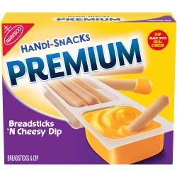 Handi-Snacks Premium Breadsticks'N Cheese Dip