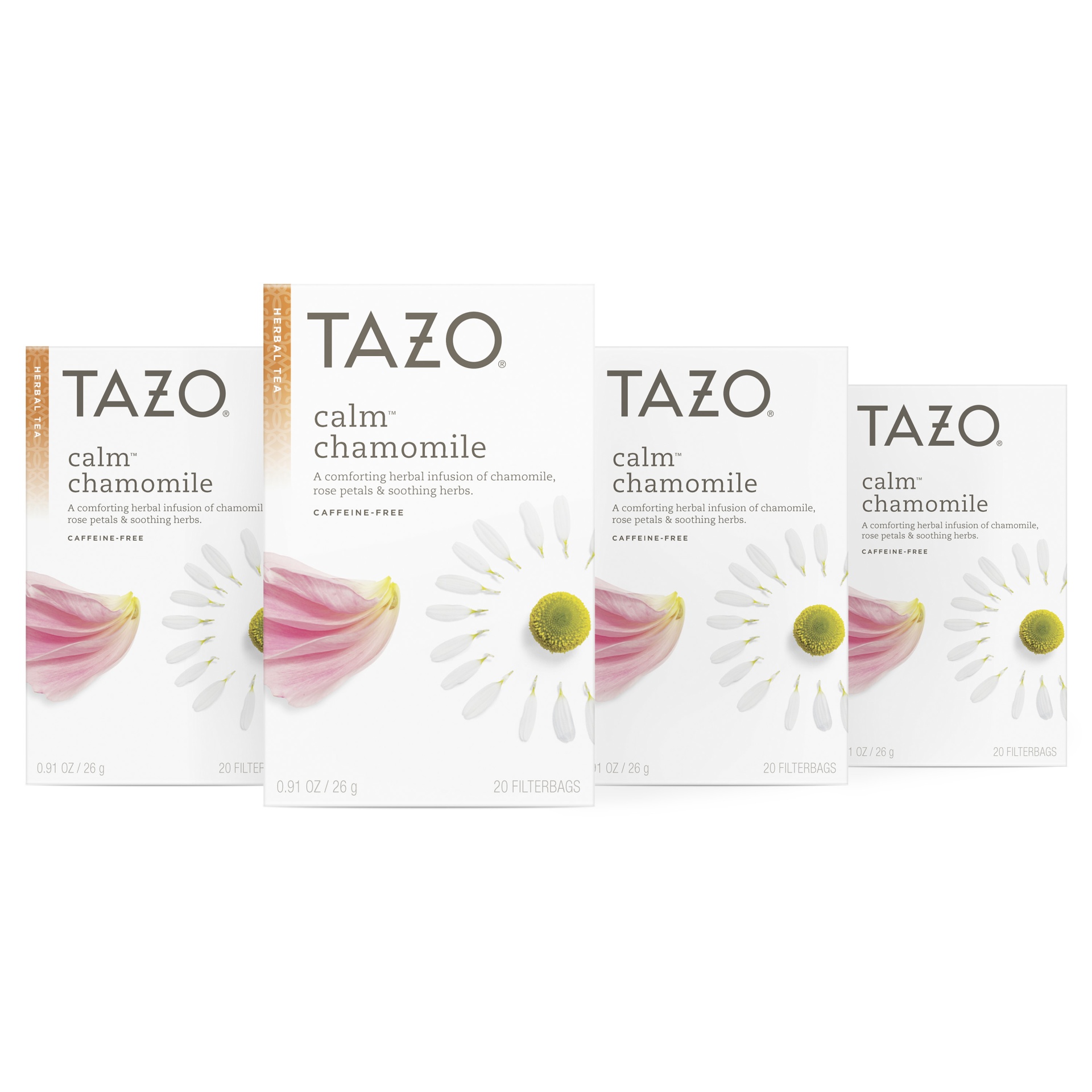 slide 1 of 3, Tazo Calm Chamomile Herbal Tea, 20 ct