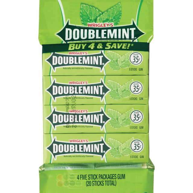 slide 1 of 1, WRIGLEYS DOUBLE MINT Wrigleys Doublemint Gum, 4 ct