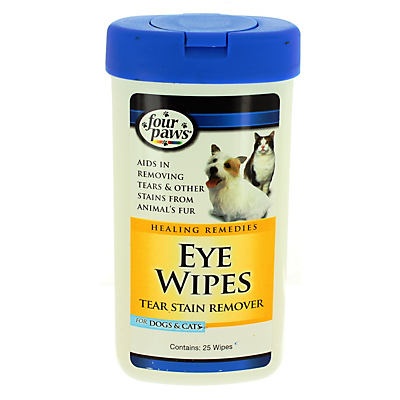 slide 1 of 1, Four Paws Eye Wipes For Dogs And Cats, 25 ct