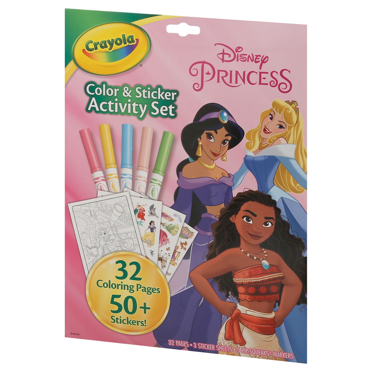 slide 5 of 10, Crayola Disney Princess Color & Sticker Activity Set 40 Pieces 1 ea, 1 ct