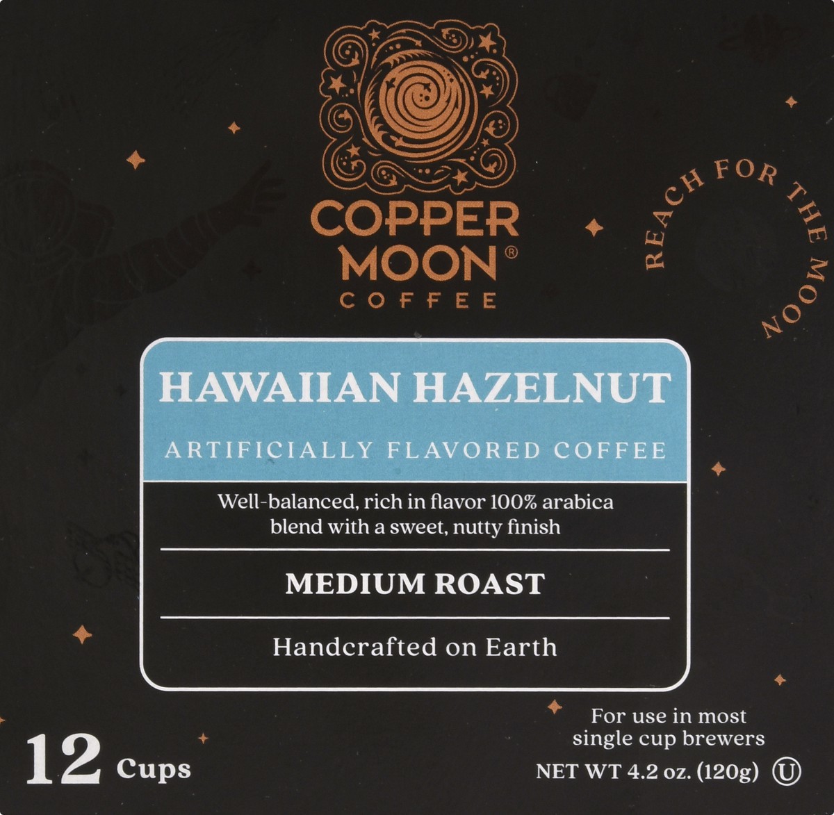 slide 9 of 9, Copper Moon Hawaiian Hazelnut Single Cup - 12 ct, 12 ct