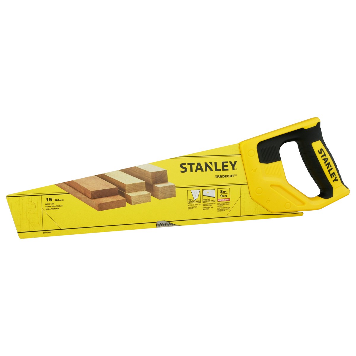 slide 3 of 9, STANLEY 15" Panel Saw, 1 ct