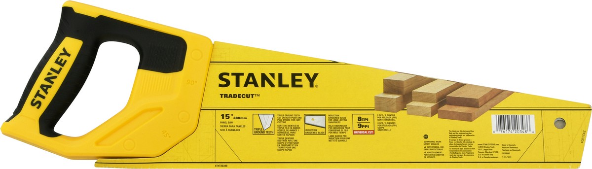 slide 5 of 9, STANLEY 15" Panel Saw, 1 ct