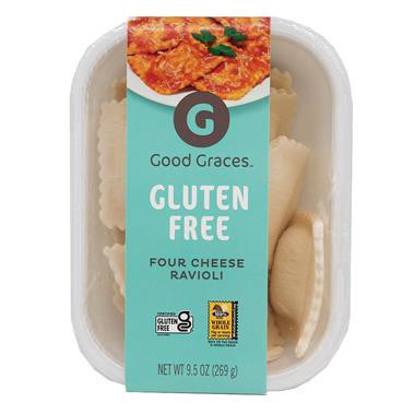 slide 1 of 1, Good Graces Gluten Free Four Cheese Ravioli, 9.5 oz