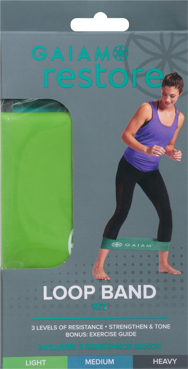slide 7 of 9, Gaiam Restore Loop Band Kit 1 ea, 1 ea