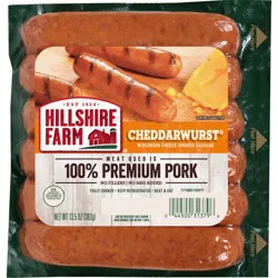 Hillshire Farm Cheddarwurst Smoked Sausage Links, 6 Count