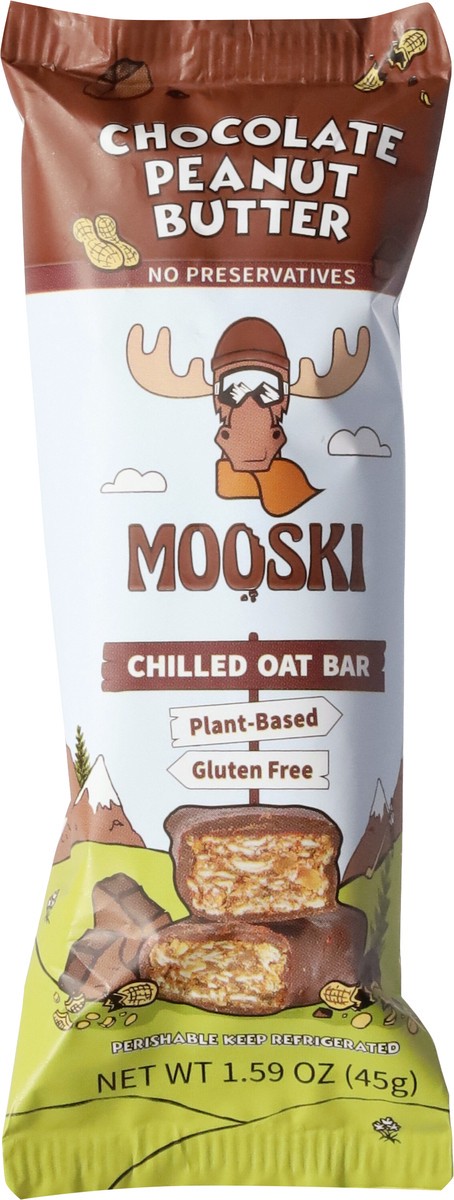 slide 5 of 14, Mooski Chilled Chocolate Peanut Butter Oat Bar 1.59 oz, 1.59 oz