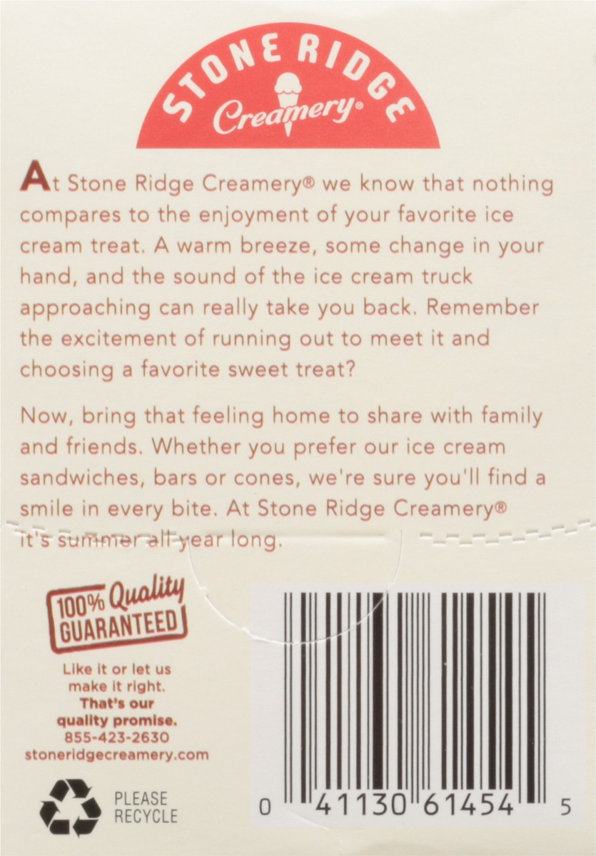 slide 9 of 14, Stone Ridge Creamery Chocolate Chip Cookie Sandwich 6 - 4 fl oz Sandwiches, 6 ct
