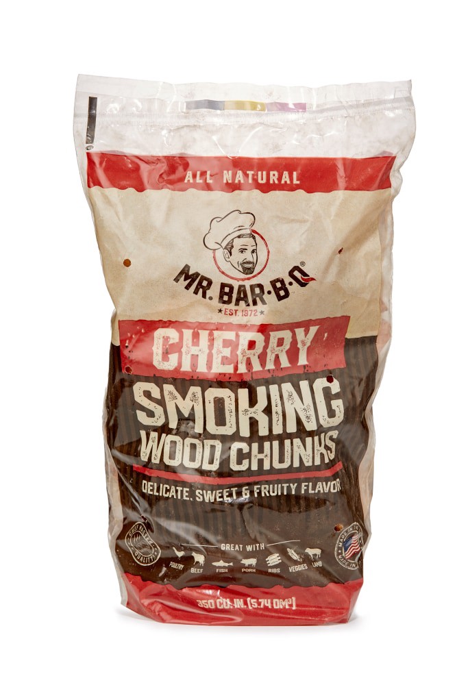 slide 1 of 2, Mr. Bar-B-Q Cherry Smoking Wood Chunks, 1 ct