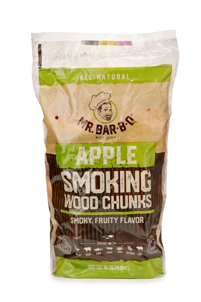 slide 1 of 2, Mr. Bar-B-Q Apple Smoking Wood Chunks, 1 ct