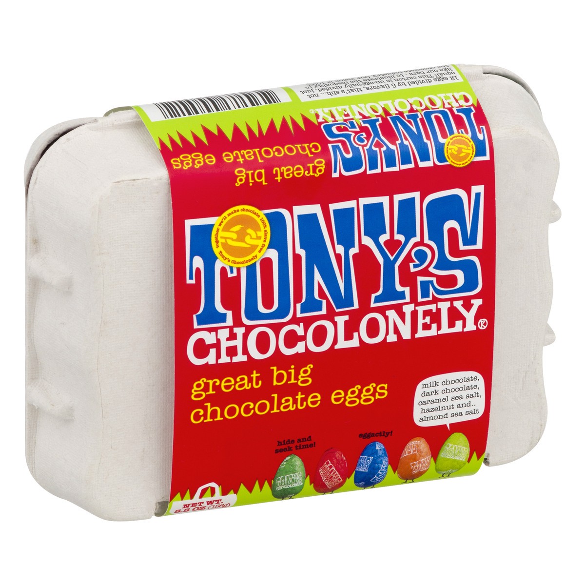 slide 2 of 13, Tony's Chocolonely Tonys Chocolate Egg Crate, 5.29 oz
