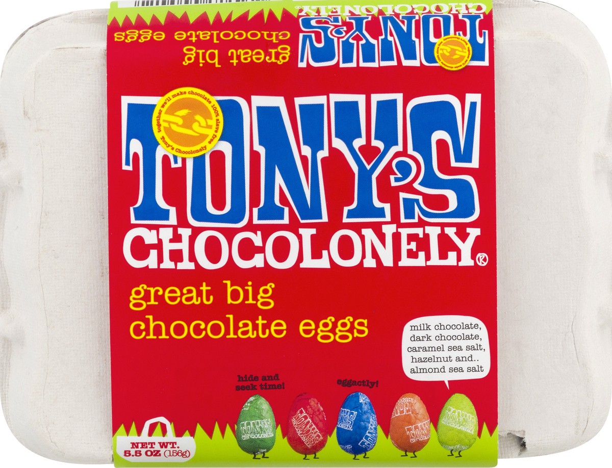 slide 12 of 13, Tony's Chocolonely Tonys Chocolate Egg Crate, 5.29 oz