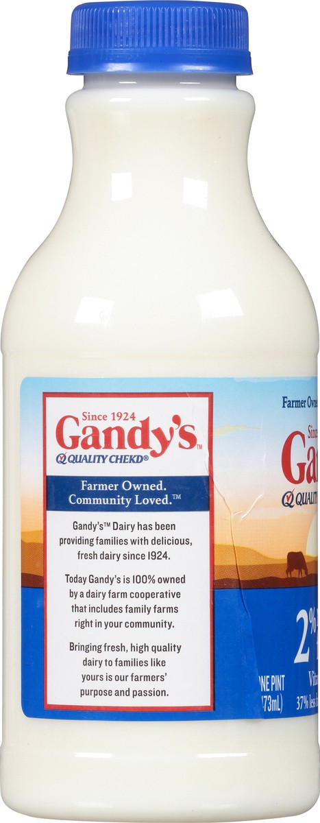 slide 6 of 9, Gandy's 2% Reduced Fat Milk 1 Pint, 1 pint