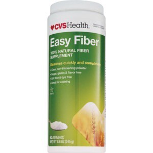 slide 1 of 1, CVS Health Easy Fiber, 62 Servings, 8.6 oz; 245 gram