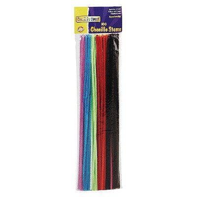 slide 1 of 1, Creativity Street Chenille Stems, Assorted, 100 ct