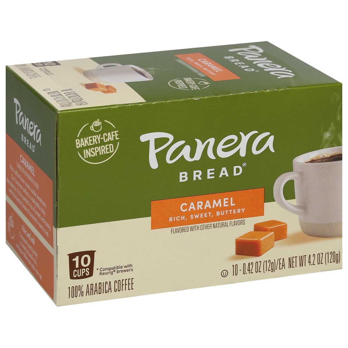 slide 4 of 9, Panera Bread Caramel Single Serve Cups- 10 ct, 10 ct