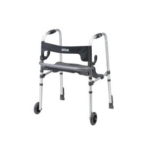 slide 1 of 1, Drive Medical Clever Lite Ls Walker Rollator With Seat And Push Down Brakes, 1 ct