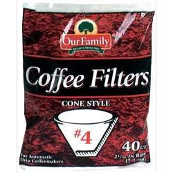 Our Family #4 Cone Coffee Filter-Our Family