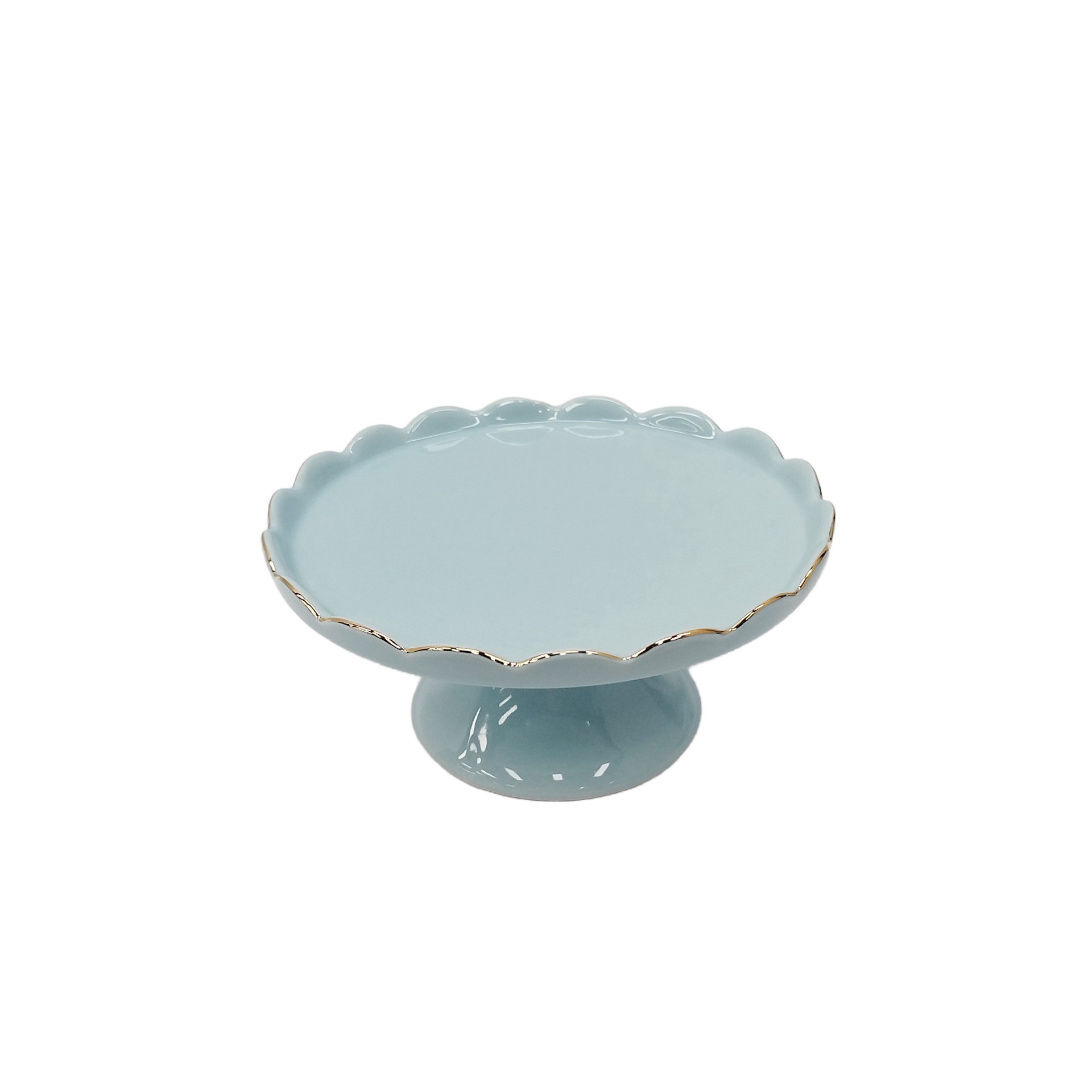 slide 2 of 2, 7" Ceramic Cake Stand By Ashland, 7 in