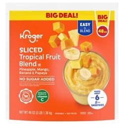 Kroger® Sliced Tropical Fruit Belnd Smoothie