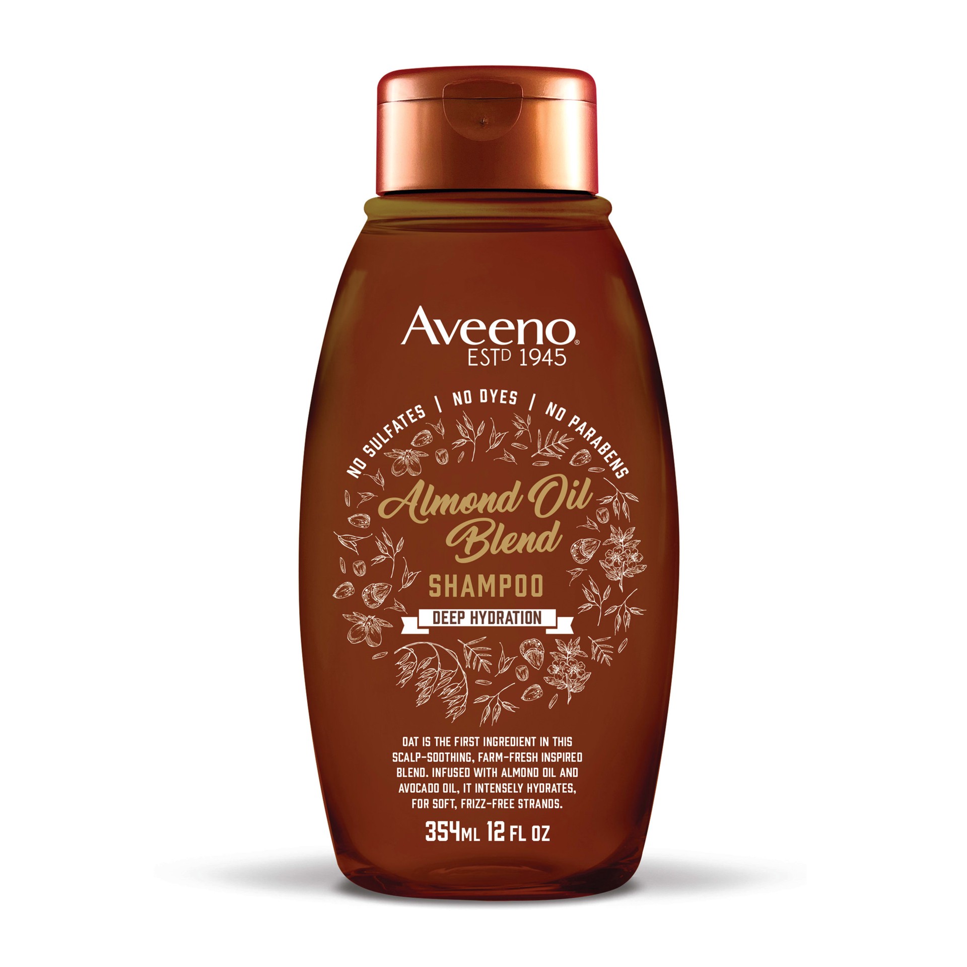 slide 3 of 5, Aveeno Scalp Soothing Almond Oil Blend Shampoo, 12 Fl. Oz, 354 ml