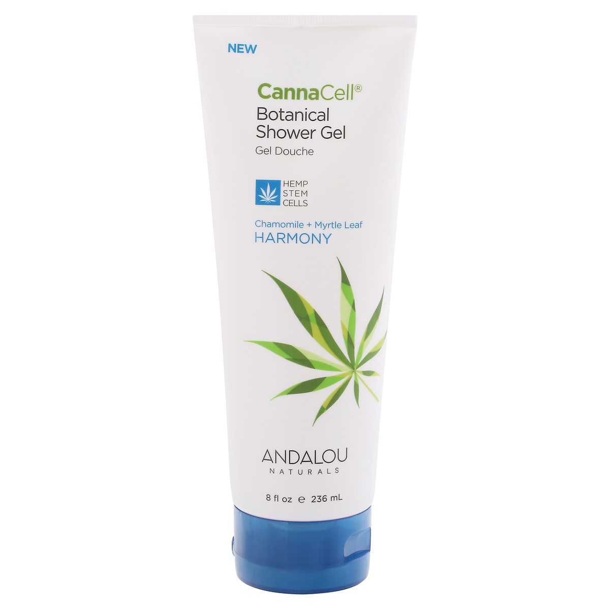 slide 1 of 1, Andalou Naturals Cannacell Harmony Shower Gel, 8 oz