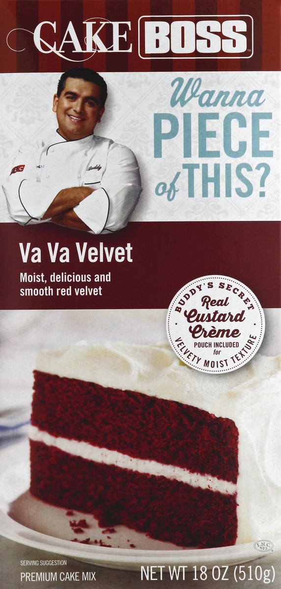 slide 4 of 4, Cake Boss Va Va Velvet Cake Mi, 18 oz