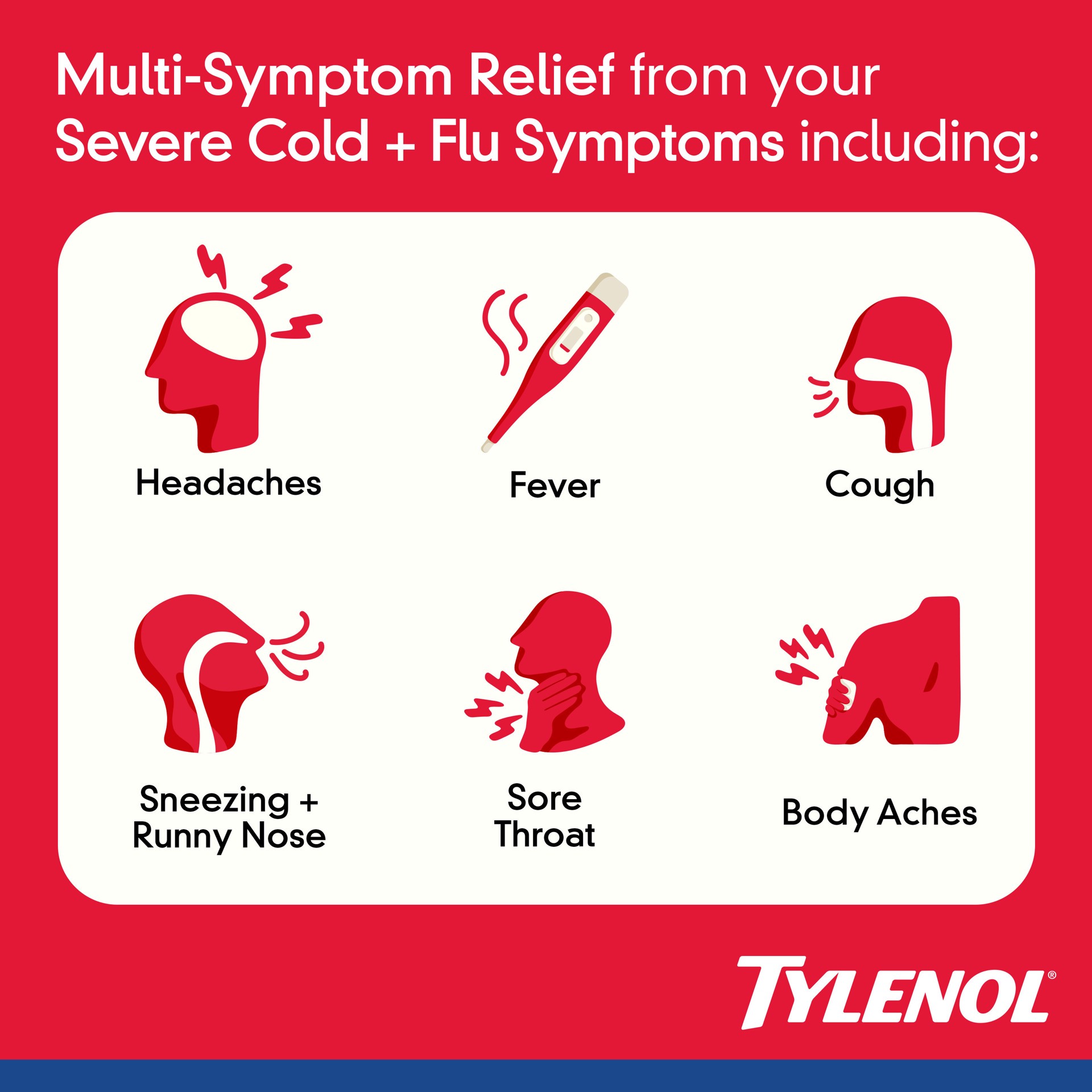 slide 5 of 9, Tylenol Extra Strength Tylenol Severe Cough + Sore Throat Day/Night, 24 Count, 24 ct