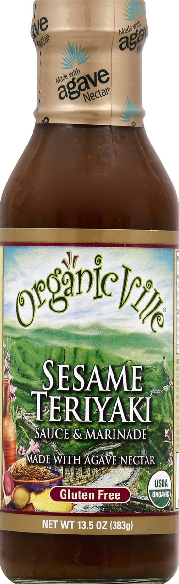 slide 2 of 2, Organicville Organic Sesame Teriyaki & Marinade Sauce, 13.5 oz