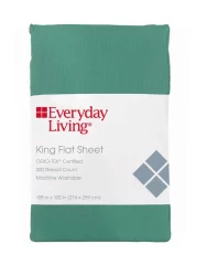 Everyday Living Flat Sheet - Green
