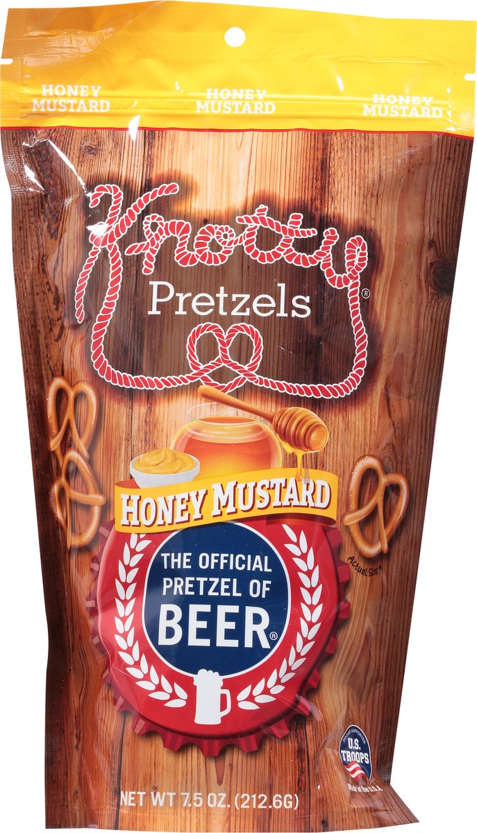 slide 14 of 14, Knotty Pretzels Honey Mustard Pretzels 7.5 oz, 7.5 oz