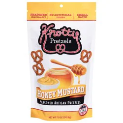 Knotty Pretzels Seasoned Artisan Honey Mustard Pretzels 7.5 oz