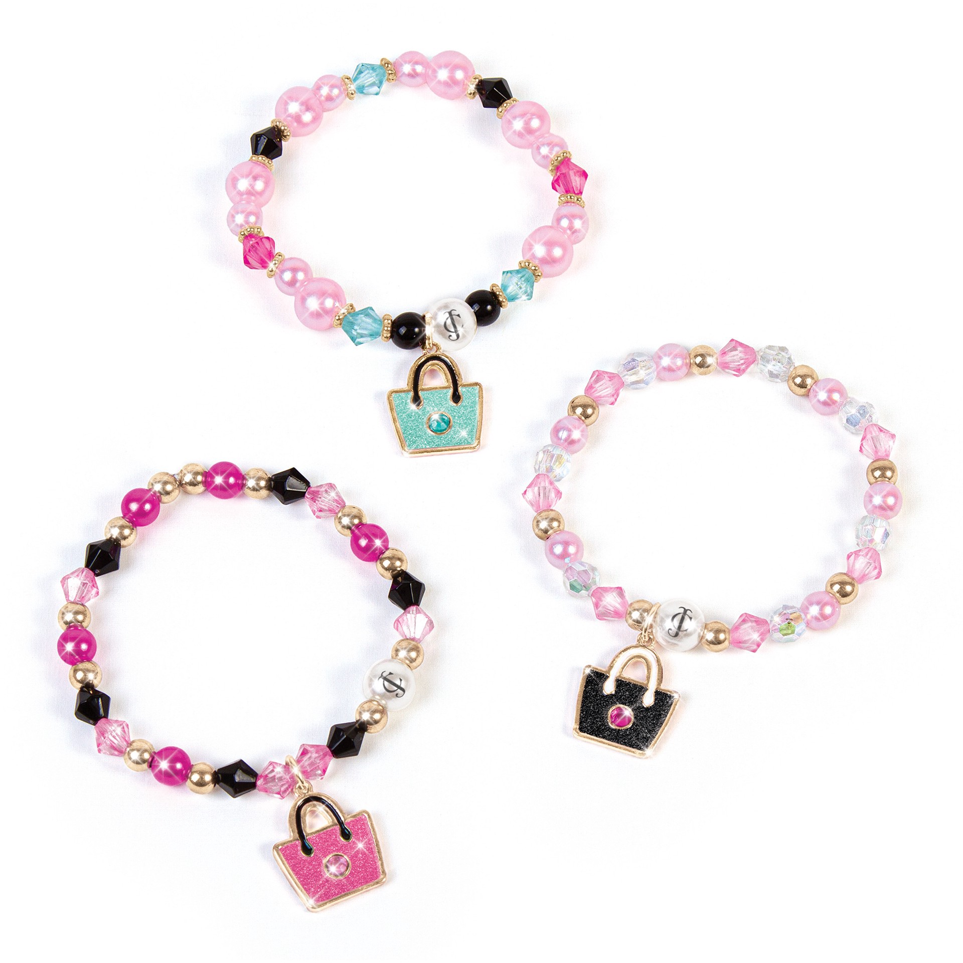 slide 6 of 6, Make It Real Juicy Couture Diy Collectible Bracelet Set, 11 in