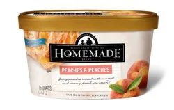 Homemade Brand Peaches & Peaches Ice Cream