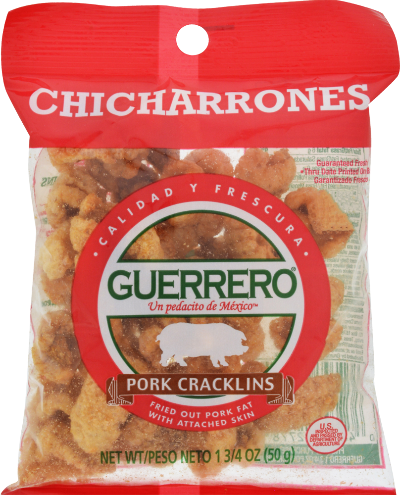 slide 2 of 2, Guerrero Pork Cracklins, 1.75 Ounce Bag, 1.75 oz