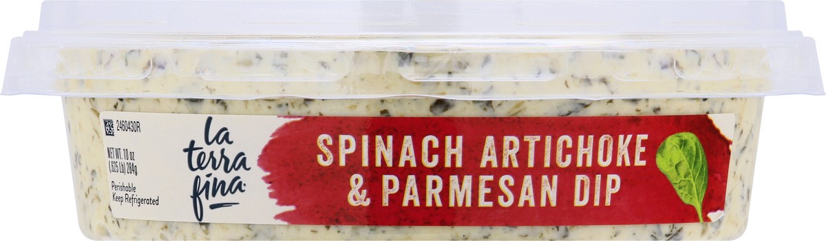 slide 1 of 9, La Terra Fina Spinach Artichoke & Parmesan Dip & Spread 10 oz, 10 oz