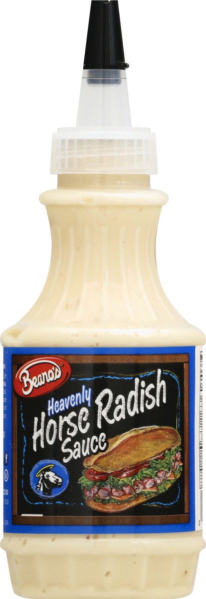 slide 1 of 12, Beano's® heavenly horse radish sauce, 8 fl oz / 8 oz