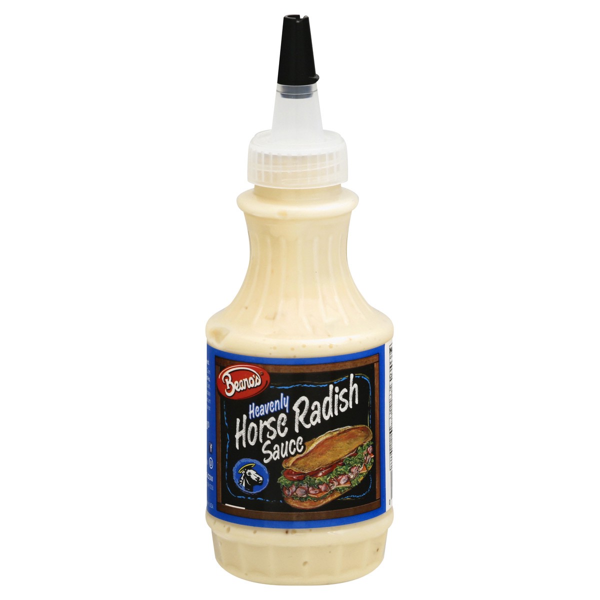 slide 10 of 12, Beano's® heavenly horse radish sauce, 8 fl oz / 8 oz