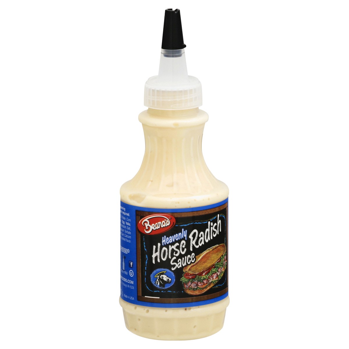 slide 7 of 12, Beano's® heavenly horse radish sauce, 8 fl oz / 8 oz