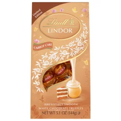 Lindt Lindor White Chocolate Carrot Cake Bag, 5.1 Oz