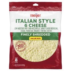 Meijer Finely Shredded Fancy Italian Cheese