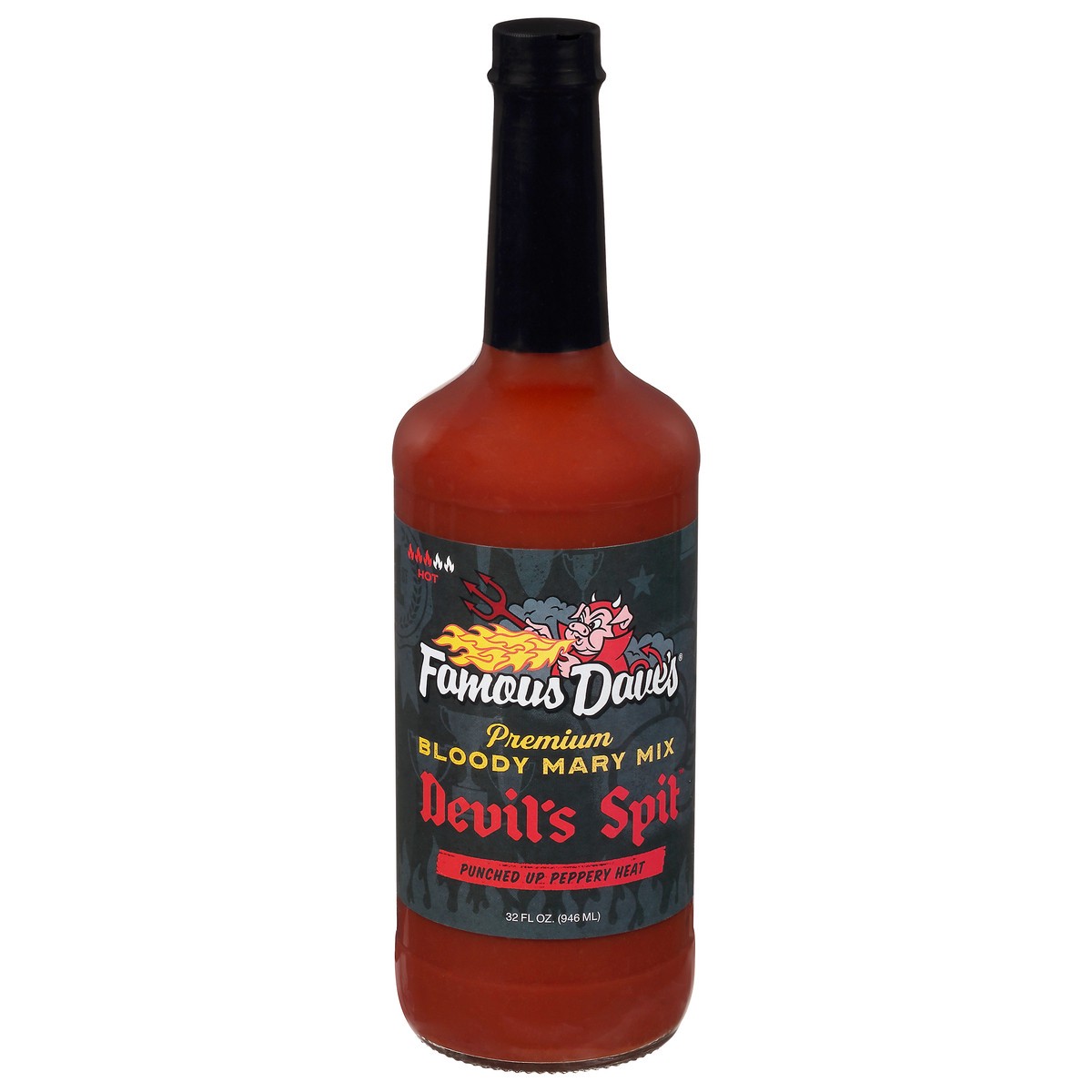 slide 6 of 14, Famous Dave's Devil's Spit Premium Hot Bloody Mary Mix 32 fl oz, 32 fl oz