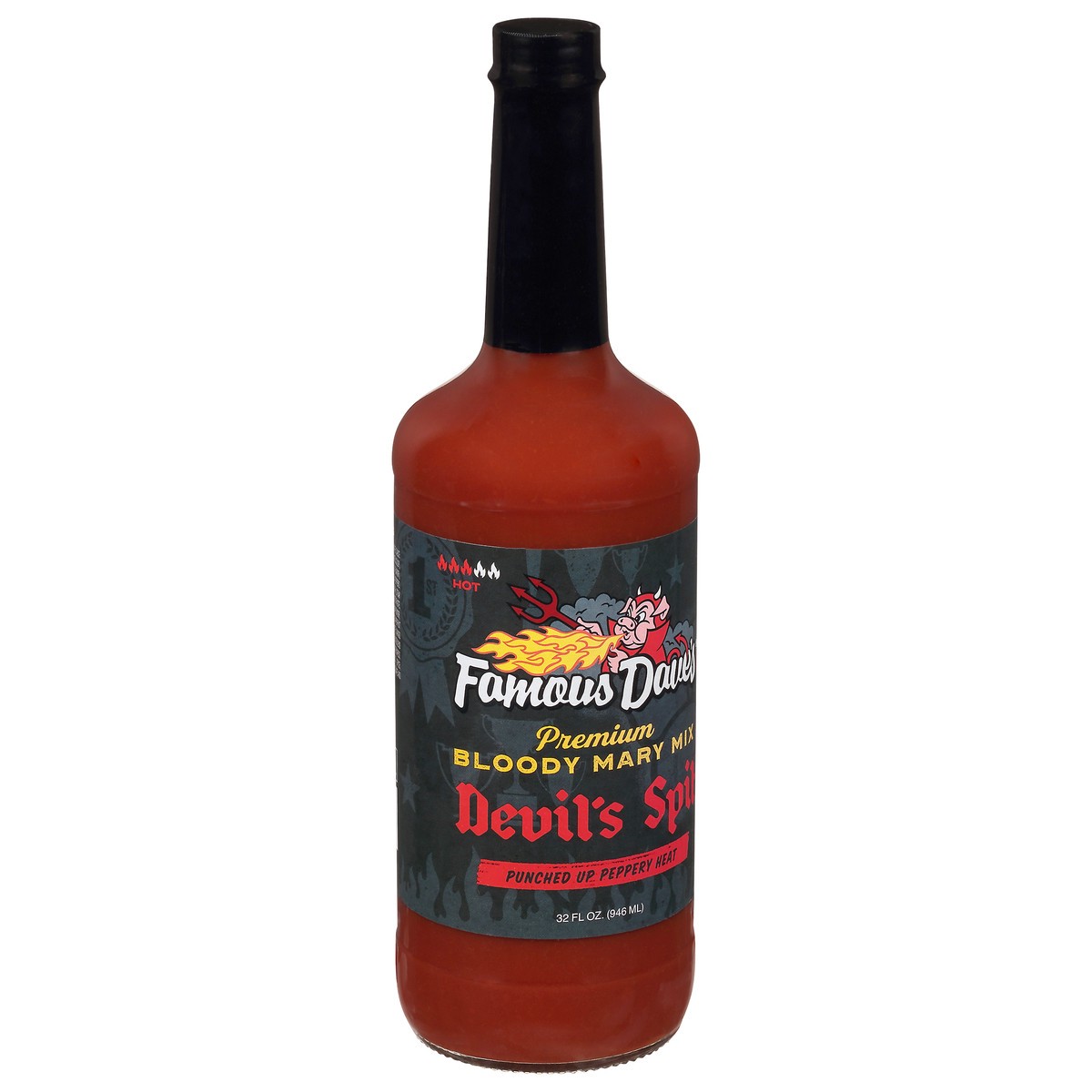 slide 7 of 14, Famous Dave's Devil's Spit Premium Hot Bloody Mary Mix 32 fl oz, 32 fl oz