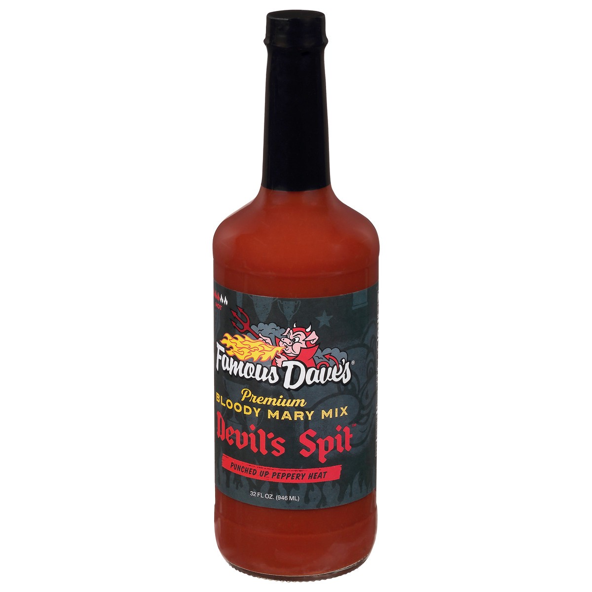 slide 8 of 14, Famous Dave's Devil's Spit Premium Hot Bloody Mary Mix 32 fl oz, 32 fl oz